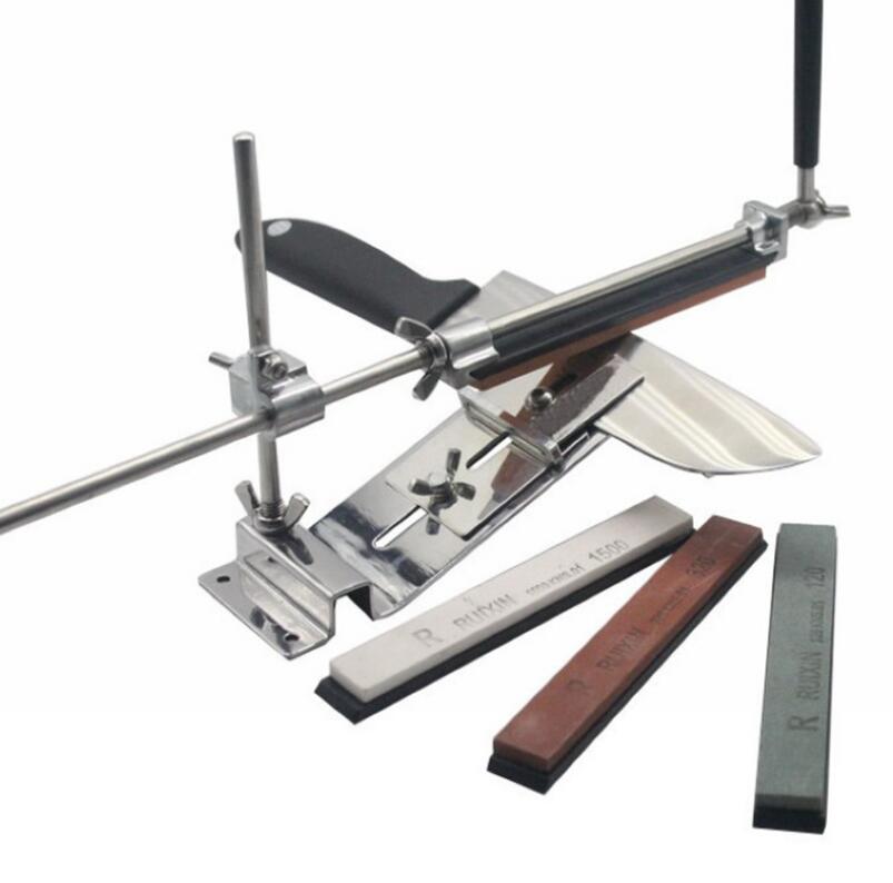 Knife Sharpener Kit with Angle Guide for Even Edges