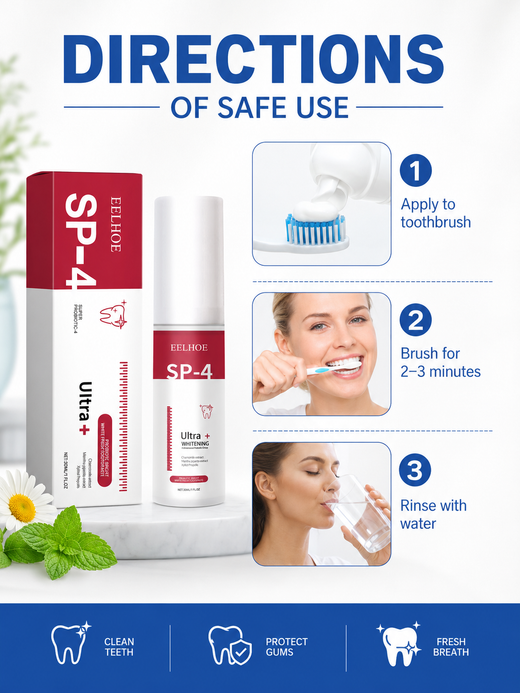 Fresh Breath Probiotic Toothpaste Spray – Whitening & Gum Care