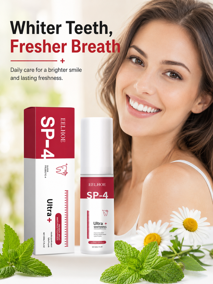 Fresh Breath Probiotic Toothpaste Spray – Whitening & Gum Care