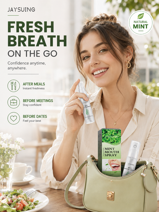 Probiotic Mint Breath Spray — 30,000 Cultures per Pump