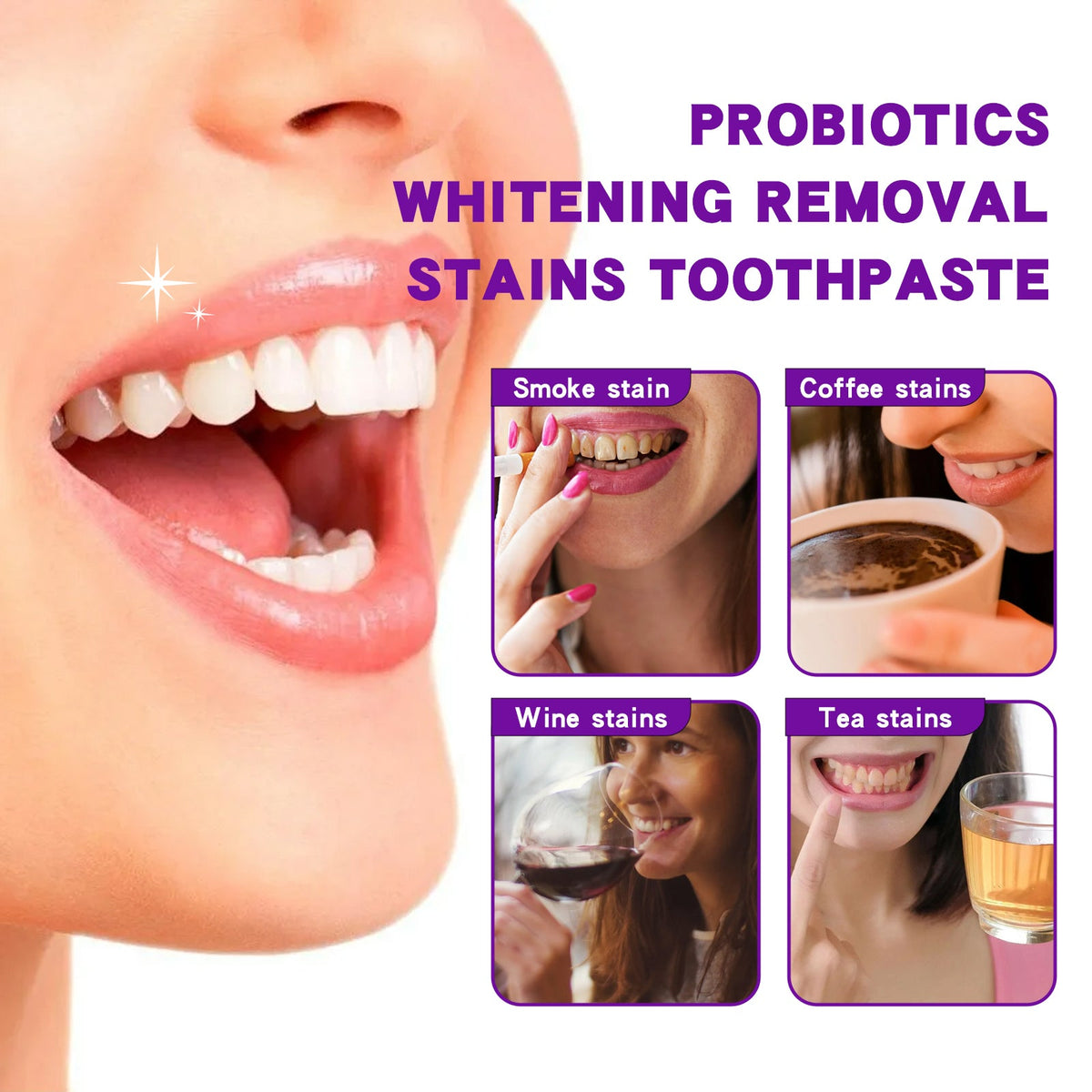 Probiotic Whitening Toothpaste for a Fresher Smile
