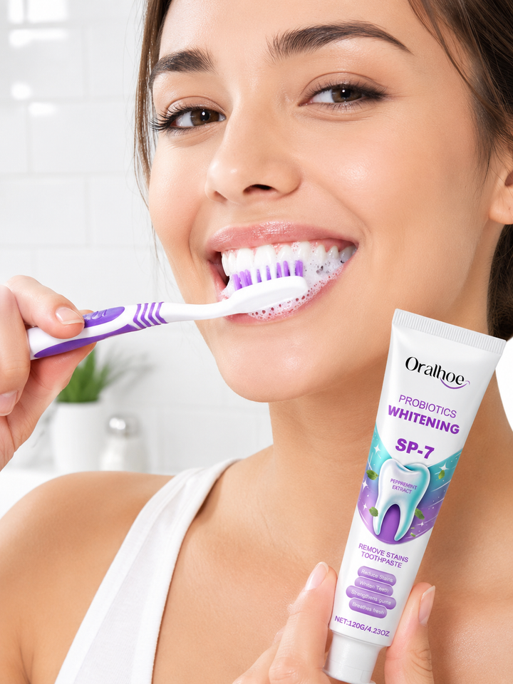 Probiotic Whitening Toothpaste – Stain Removal & Teeth