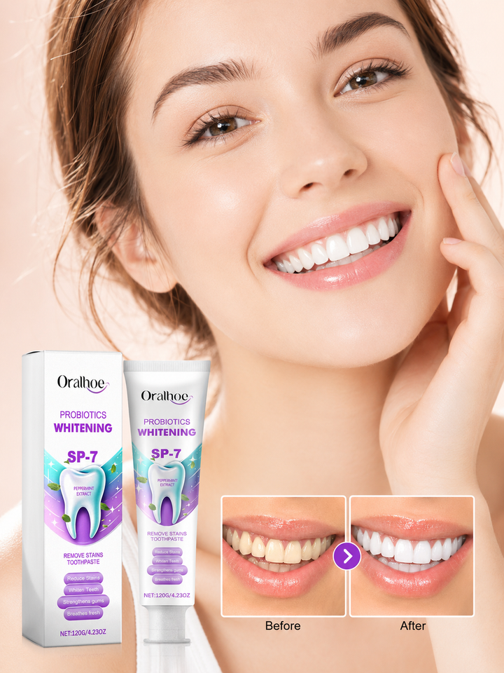 Probiotic Whitening Toothpaste – Stain Removal & Teeth