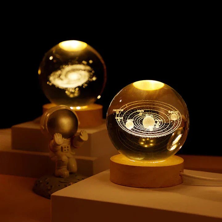 3D Glowing cristal globe - wanelo - store - roman