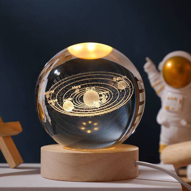 3D Glowing cristal globe - wanelo - store - roman