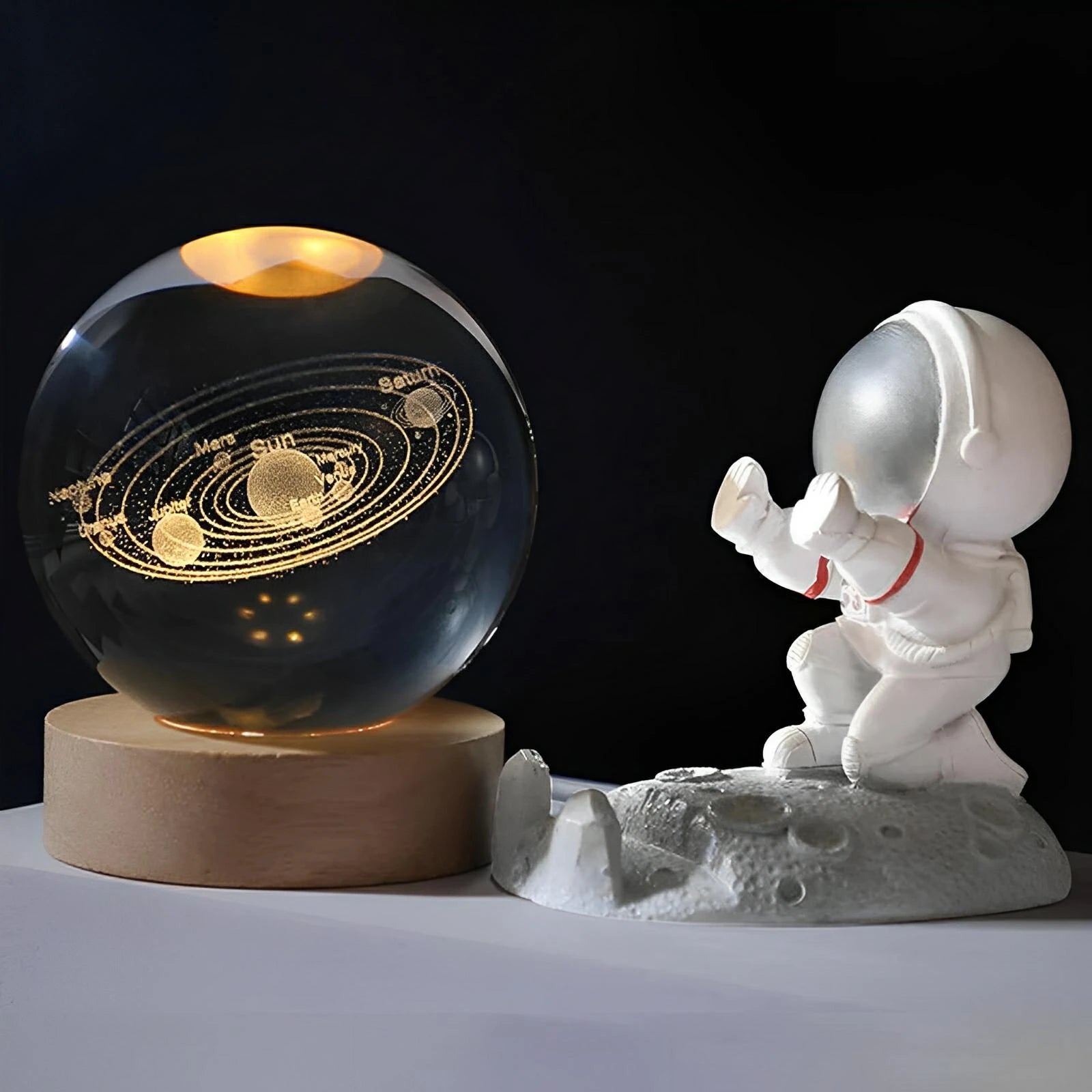 3D Glowing cristal globe - wanelo - store - roman