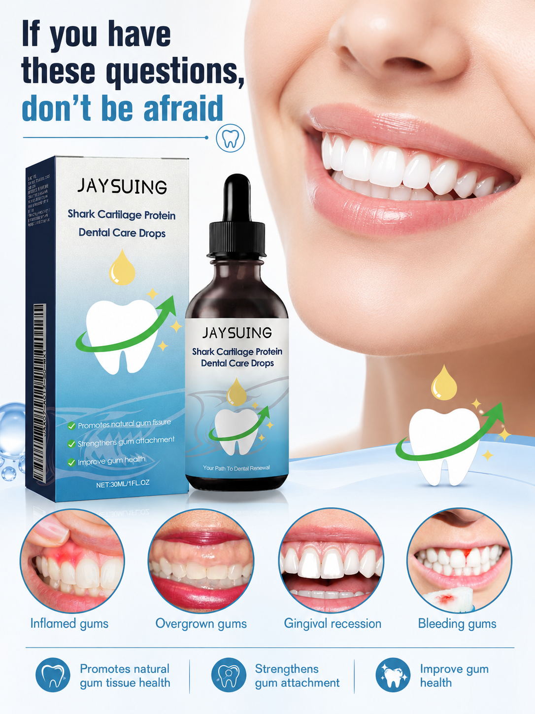 Shark Cartilage Gum Drops — Reverse Recession in 4 Weeks