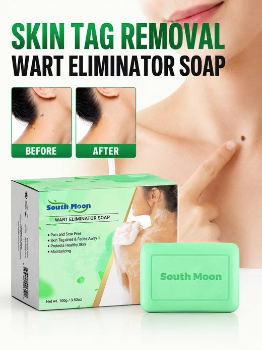 Skin Tag & Wart Removal Soap — Pain & Scar-Free Treatment