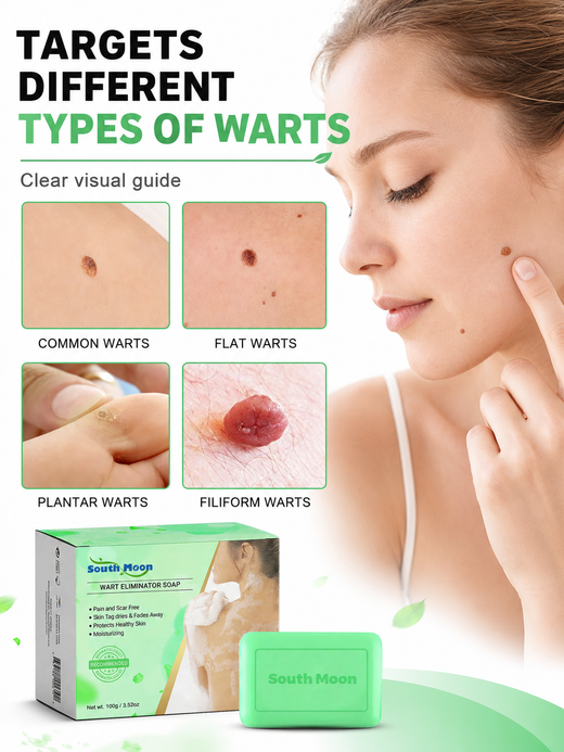 Skin Tag & Wart Removal Soap — Pain & Scar-Free Treatment