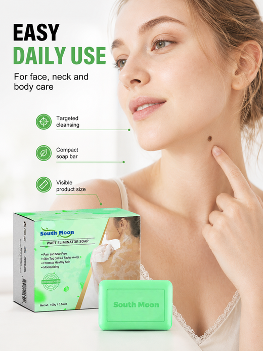 Skin Tag & Wart Removal Soap — Pain & Scar-Free Treatment