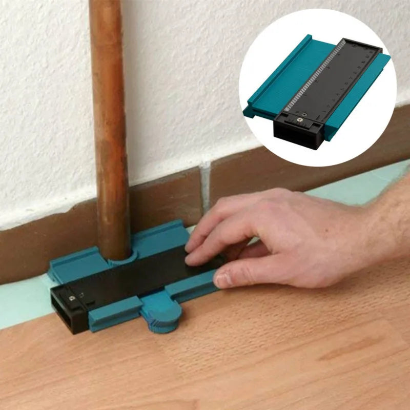Contour Duplication Gauge for Tile and Laminate Fitting