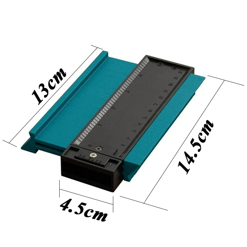 Contour Duplication Gauge for Tile and Laminate Fitting