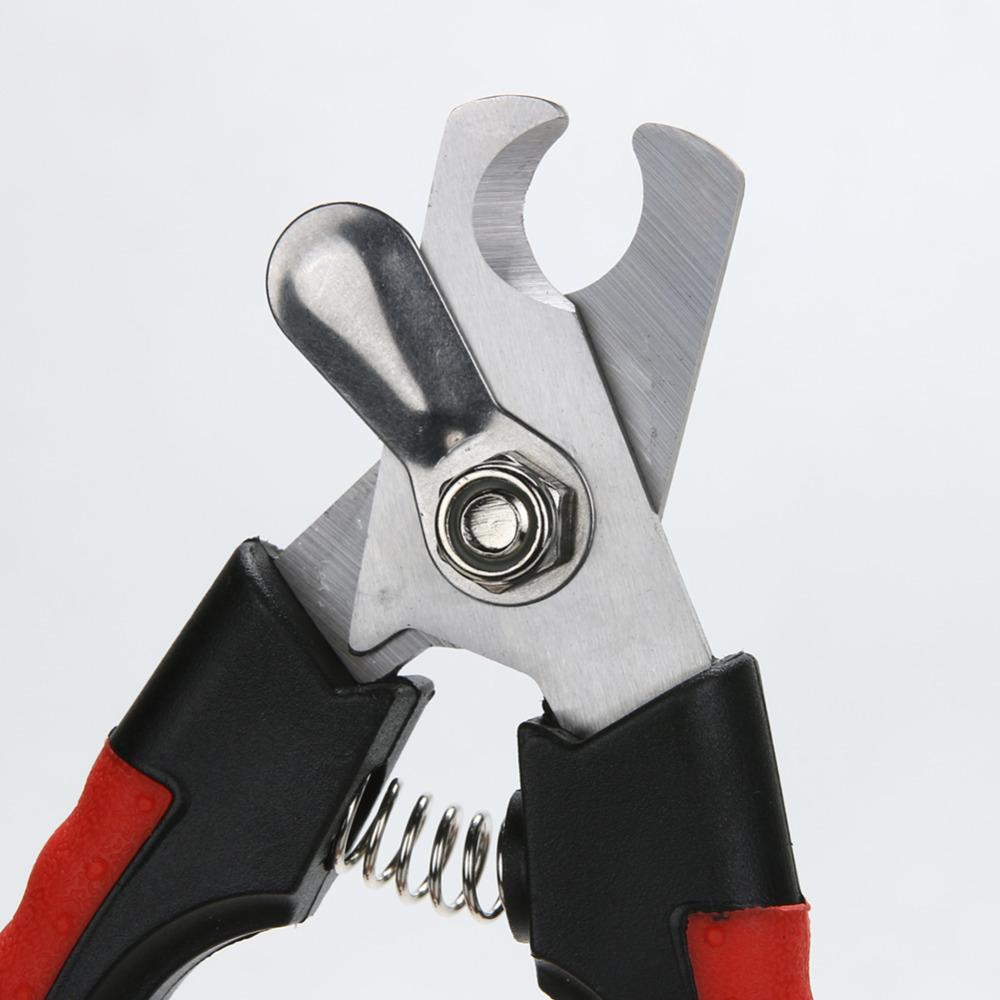 Stainless Steel Dog Nail Clippers with Safety Lock