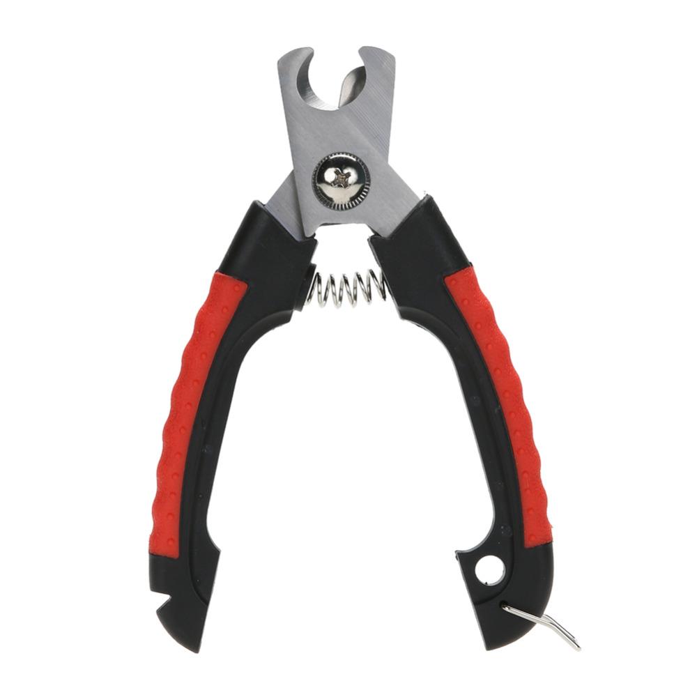 Stainless Steel Dog Nail Clippers with Safety Lock