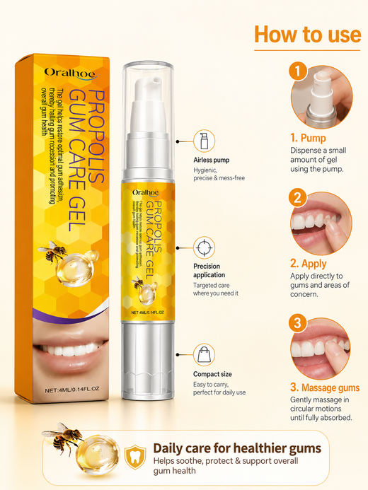 Propolis Gum Care Gel – Whiten Teeth & Restore Gum Health