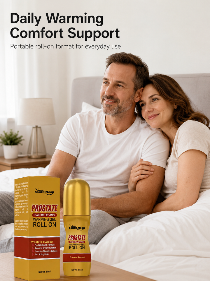 Prostate Pain Relief Warming Gel Roll-On — Fast-Acting