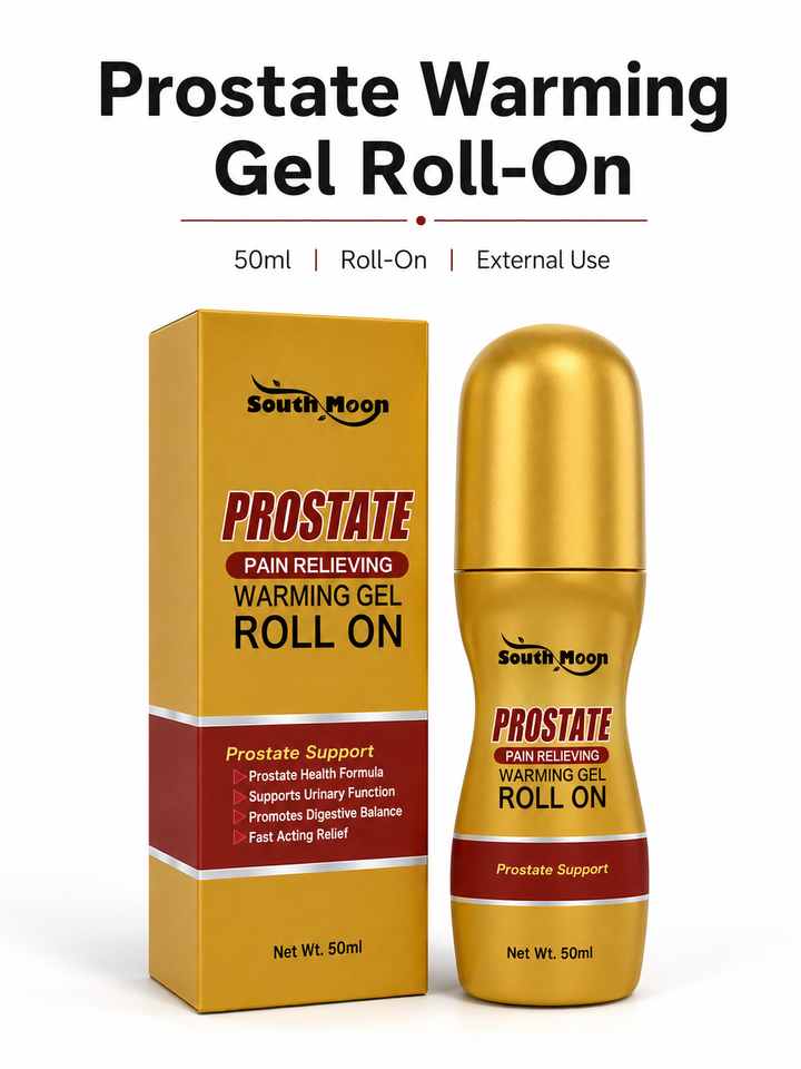 Prostate Pain Relief Warming Gel Roll-On — Fast-Acting
