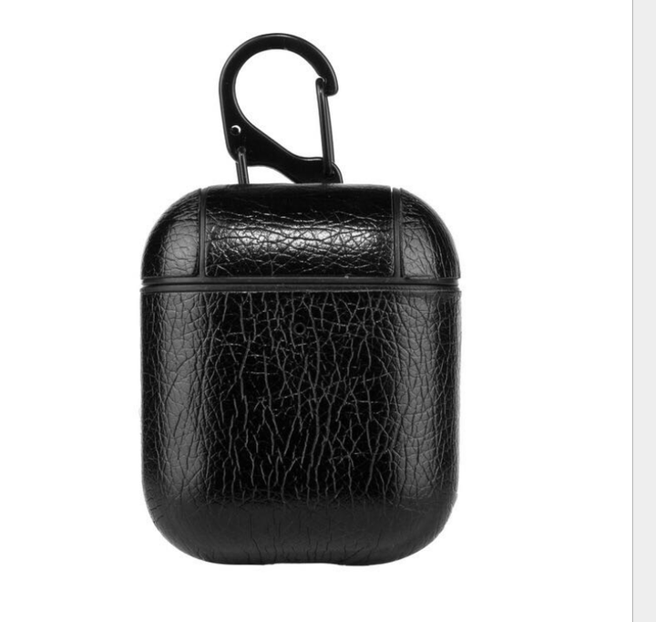 Protective Leather-Style AirPods Case Cover with Hook