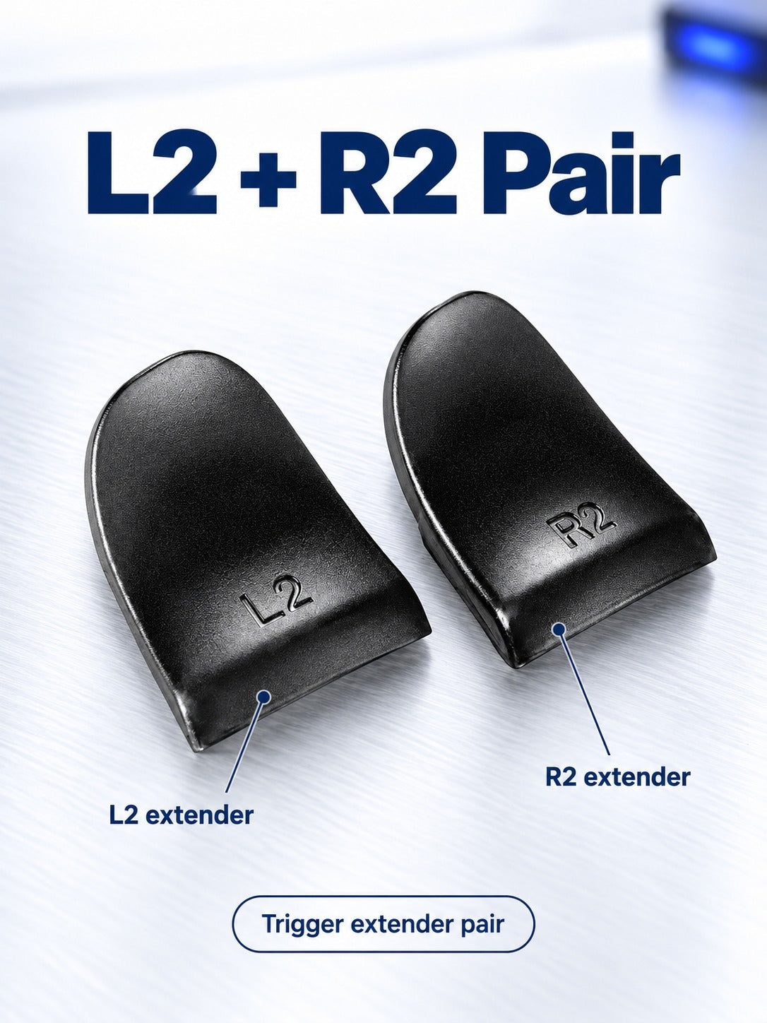 PS4 L2 R2 Trigger Extenders for Longer Shooter Reach