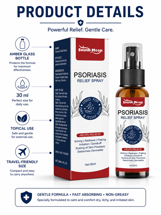 Psoriasis Relief Spray — Steroid-Free