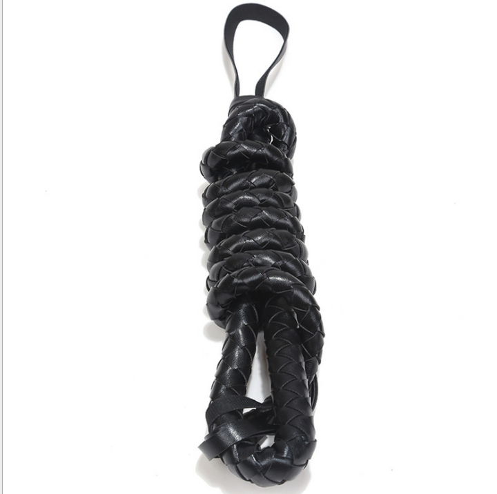 Braided PU Flogger for Consensual Adult Sensory Play