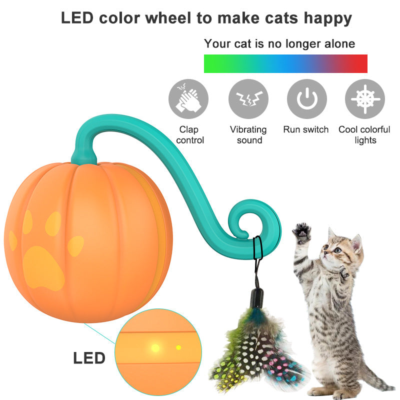 Interactive Cat Toy With Motion, Lights & Clap Control