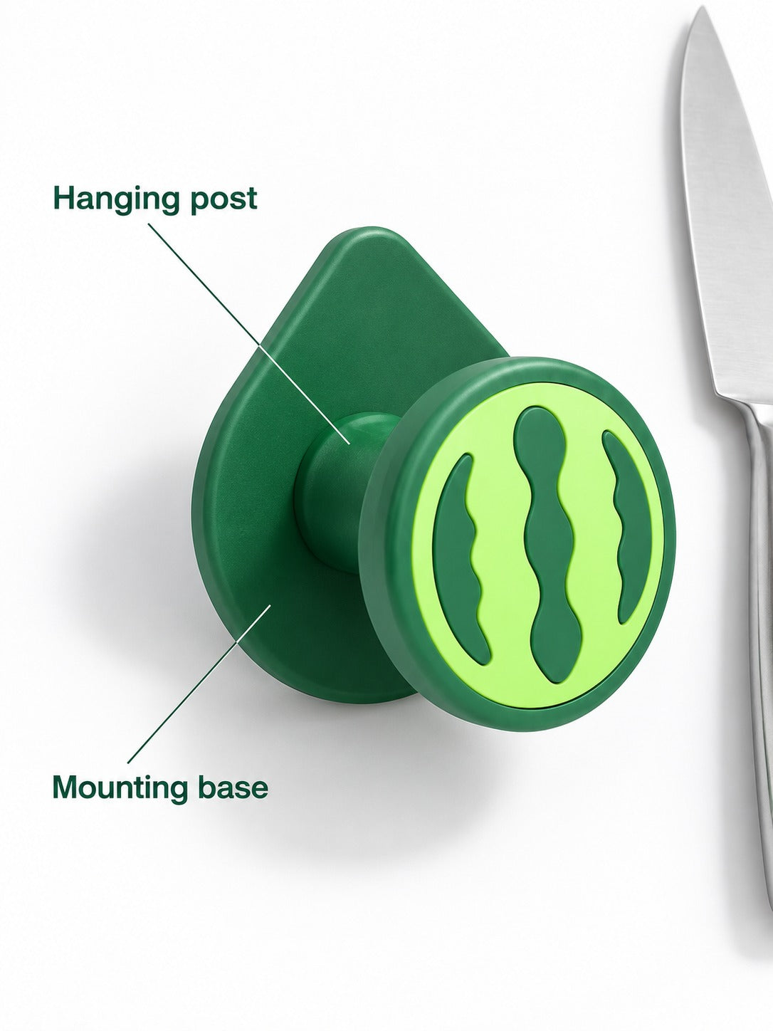 Punch-Free Fruit Wall Hooks for Bathroom and Kitchen
