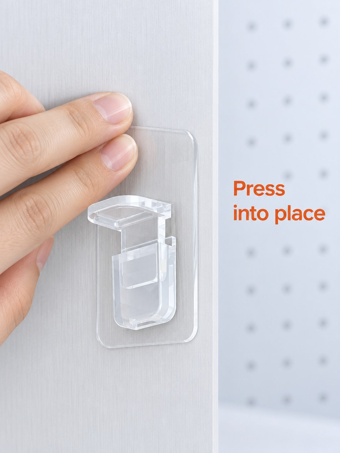 Punch-Free Shelf Support Bracket for Wardrobe Cabinets