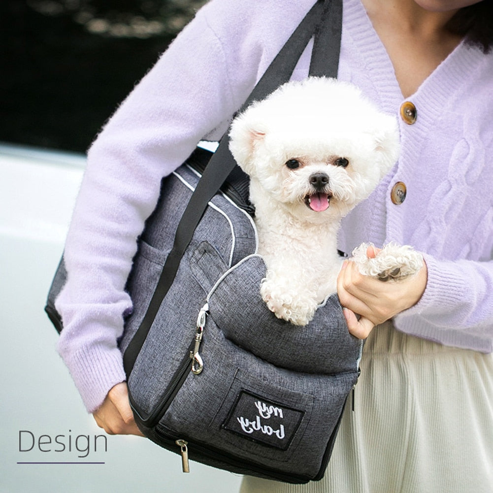 Portable Pet Car Seat for Small Dogs and Cats Travel