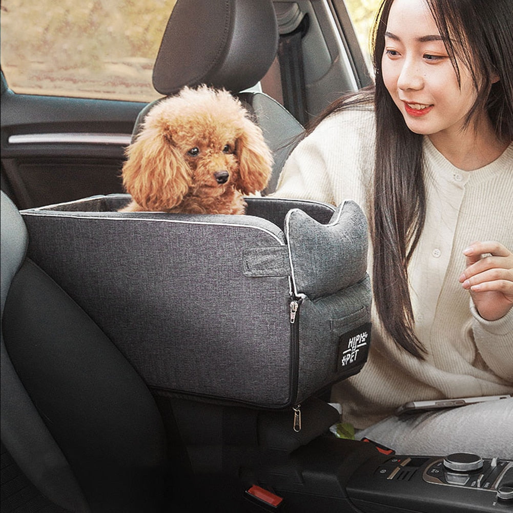 Portable Pet Car Seat for Small Dogs and Cats Travel