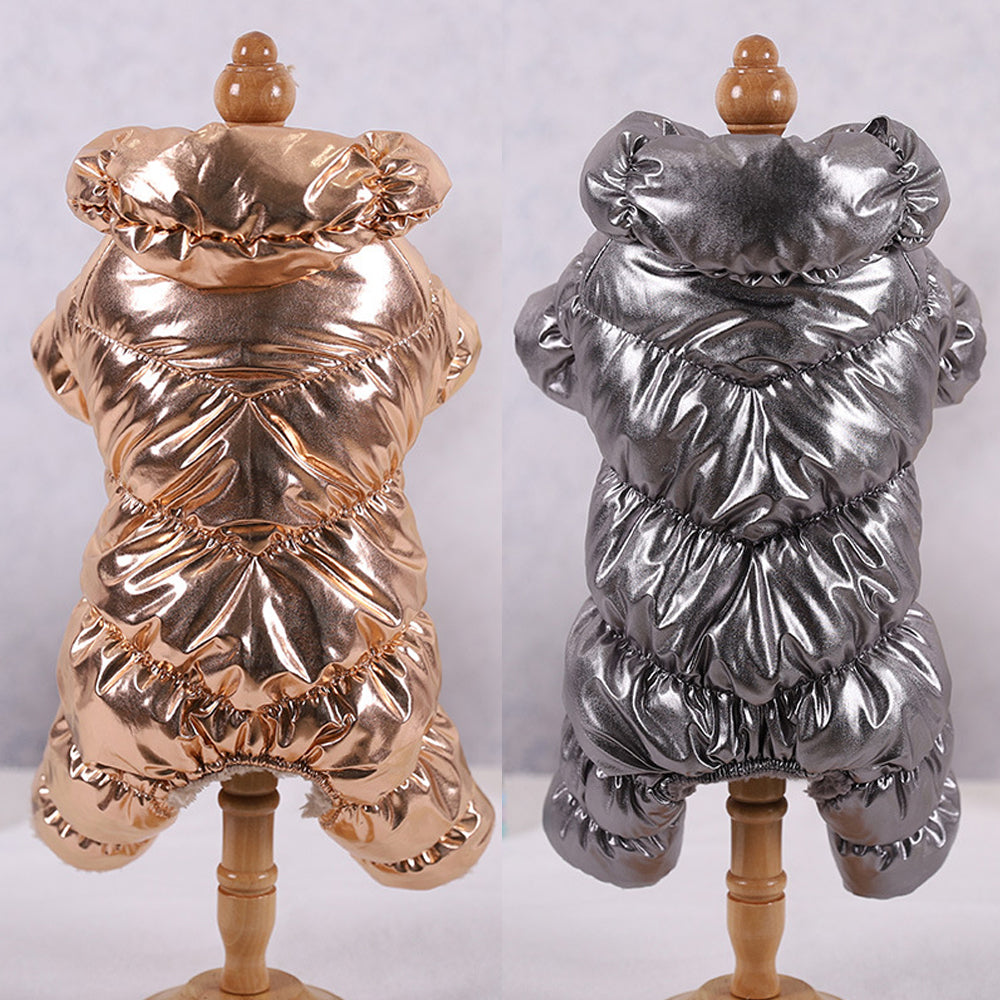 Small Dog Winter Coat | Full-Body Windproof Puffer