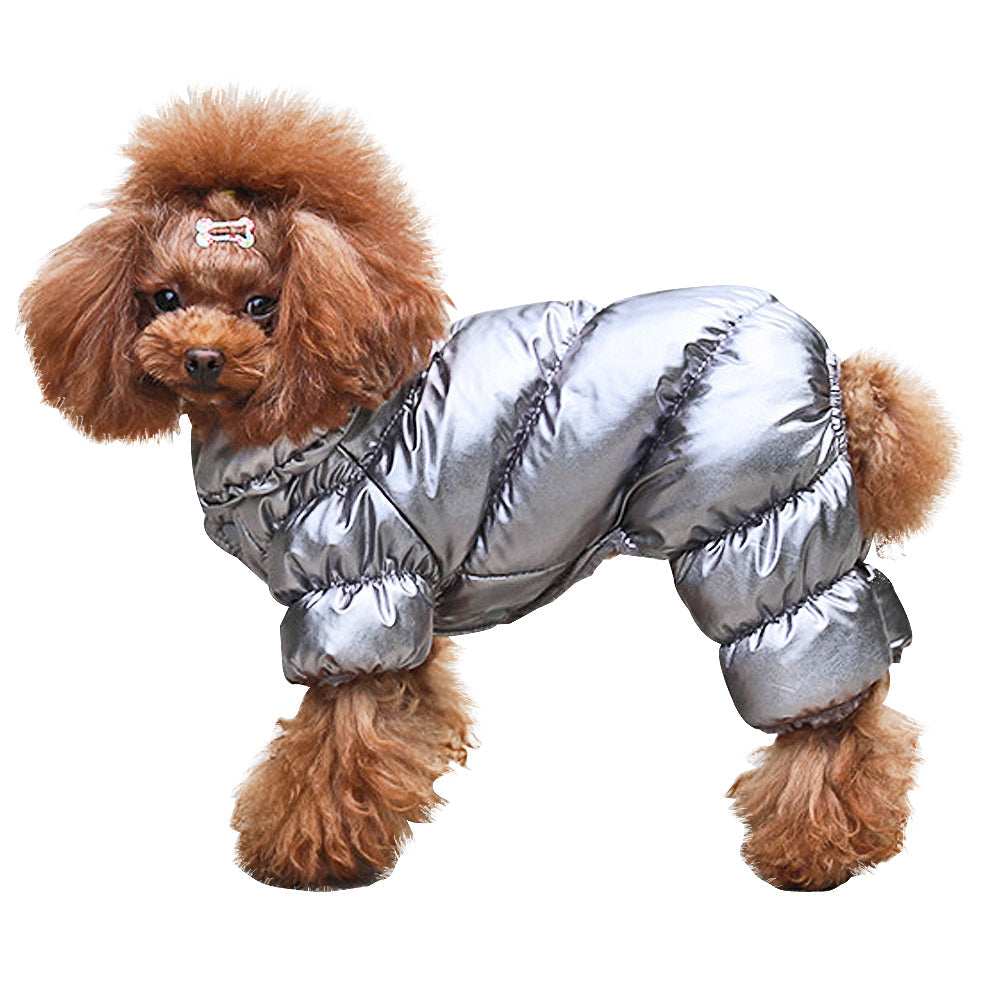Small Dog Winter Coat | Full-Body Windproof Puffer