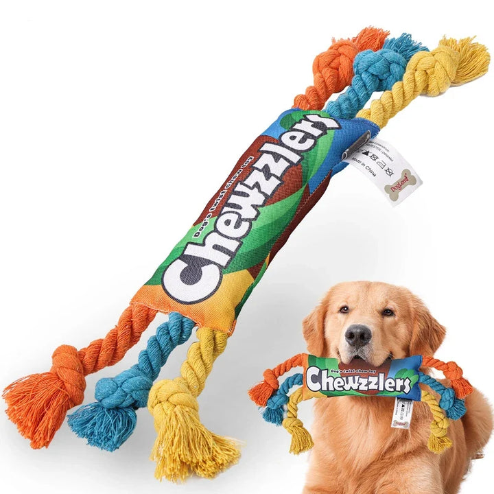 41cm Braided Rope Dog Toy for Tugging and Chewing