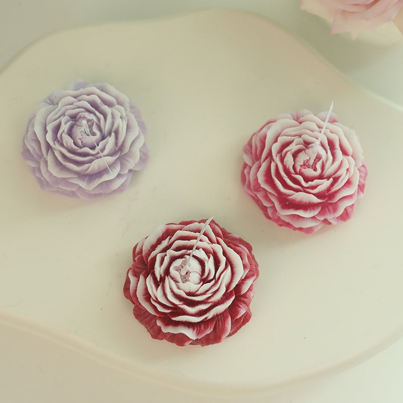 Peony Aromatherapy Candle for Romantic Floral Decor