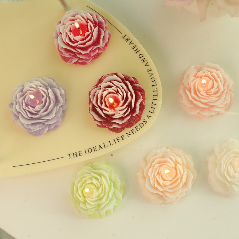 Peony Aromatherapy Candle for Romantic Floral Decor