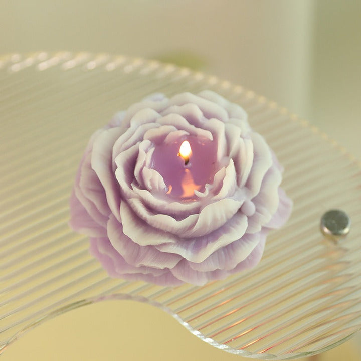 Peony Aromatherapy Candle for Romantic Floral Decor