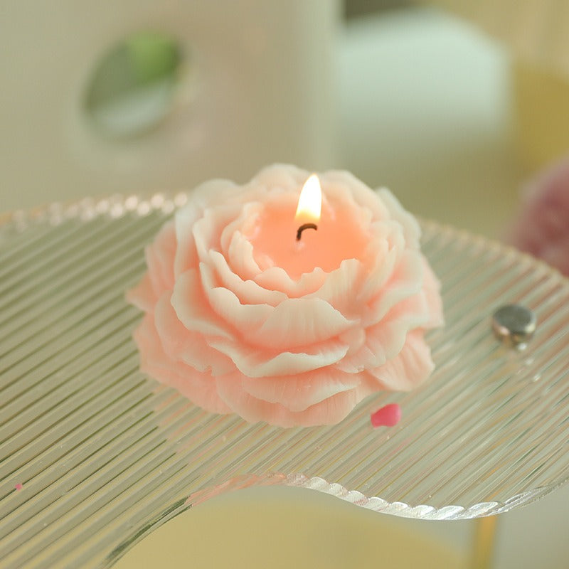 Peony Aromatherapy Candle for Romantic Floral Decor