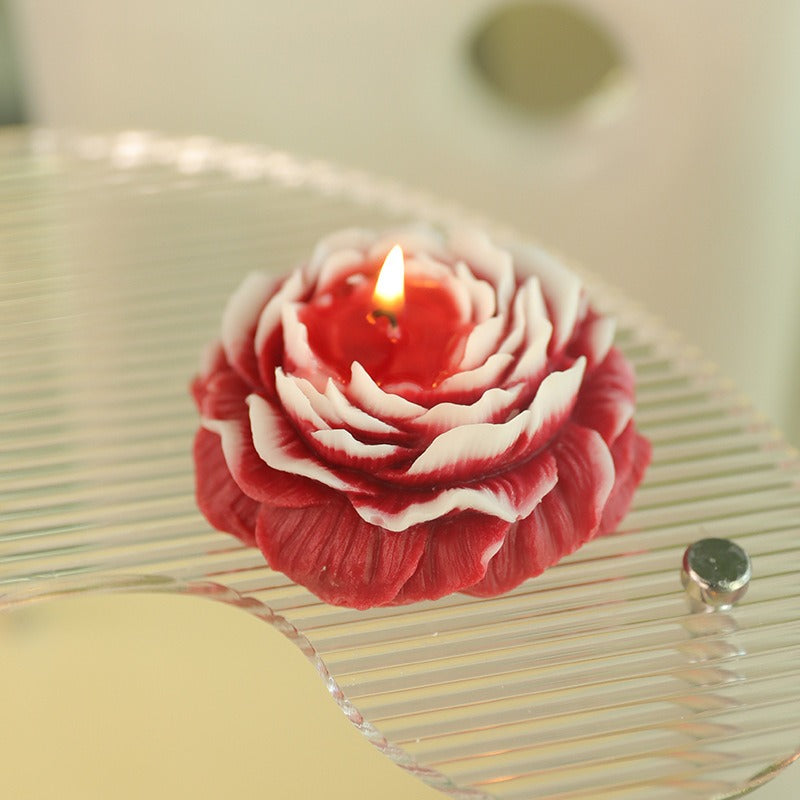 Peony Aromatherapy Candle for Romantic Floral Decor