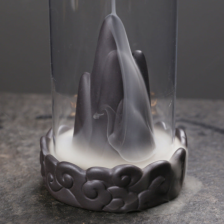 Backflow Incense Burner for Mountain Mist Ambience