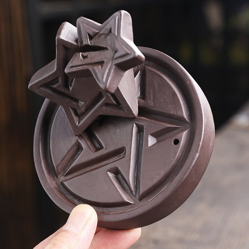 Backflow Incense Burner for Cascading Smoke Decor