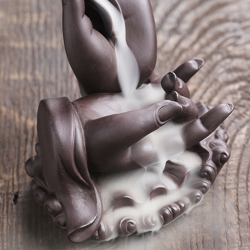 Backflow Incense Burner for Waterfall Smoke Home Decor