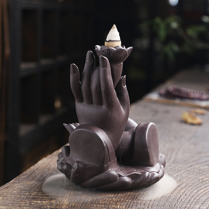 Backflow Incense Burner for Waterfall Smoke Home Decor