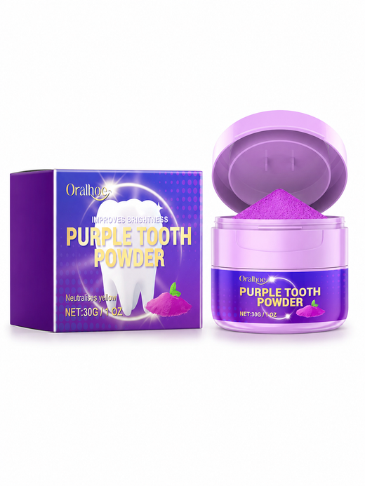 Purple Tooth Powder — Colour Corrector for Brighter, Whiter