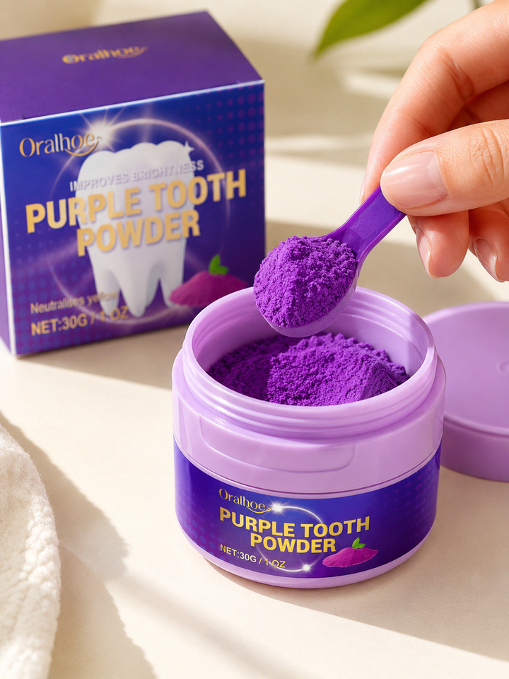 Purple Tooth Powder — Colour Corrector for Brighter, Whiter