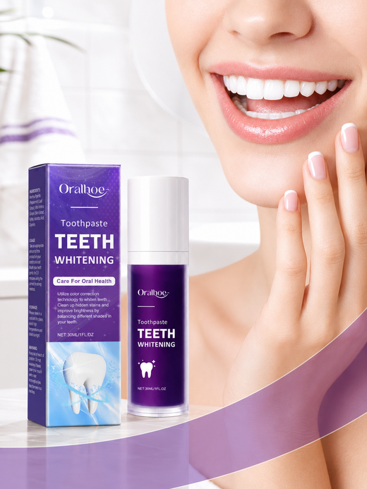 Purple Toothpaste — Whitens Teeth & Removes Hidden Stains