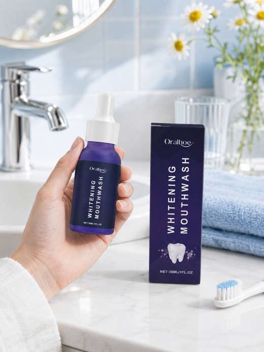 Purple Whitening Mouthwash — Gentle Peroxide-Free Rinse