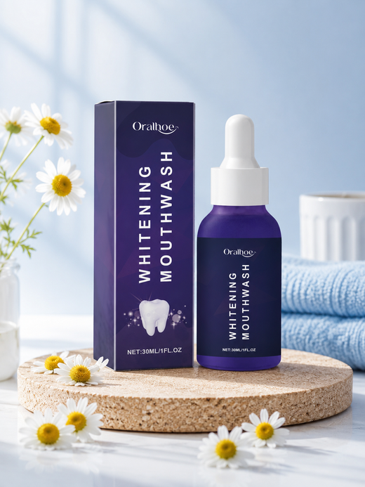 Purple Whitening Mouthwash — Gentle Peroxide-Free Rinse