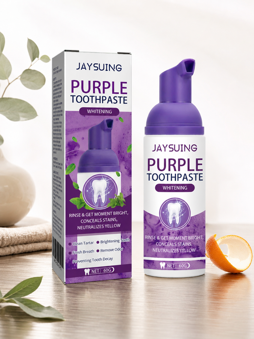 Purple Whitening Toothpaste – Conceals Stains, Brightens