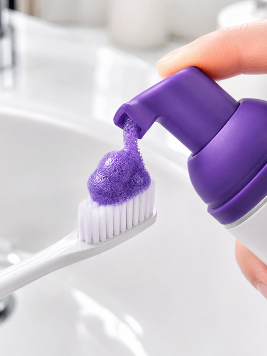 Purple Whitening Toothpaste – Conceals Stains, Brightens