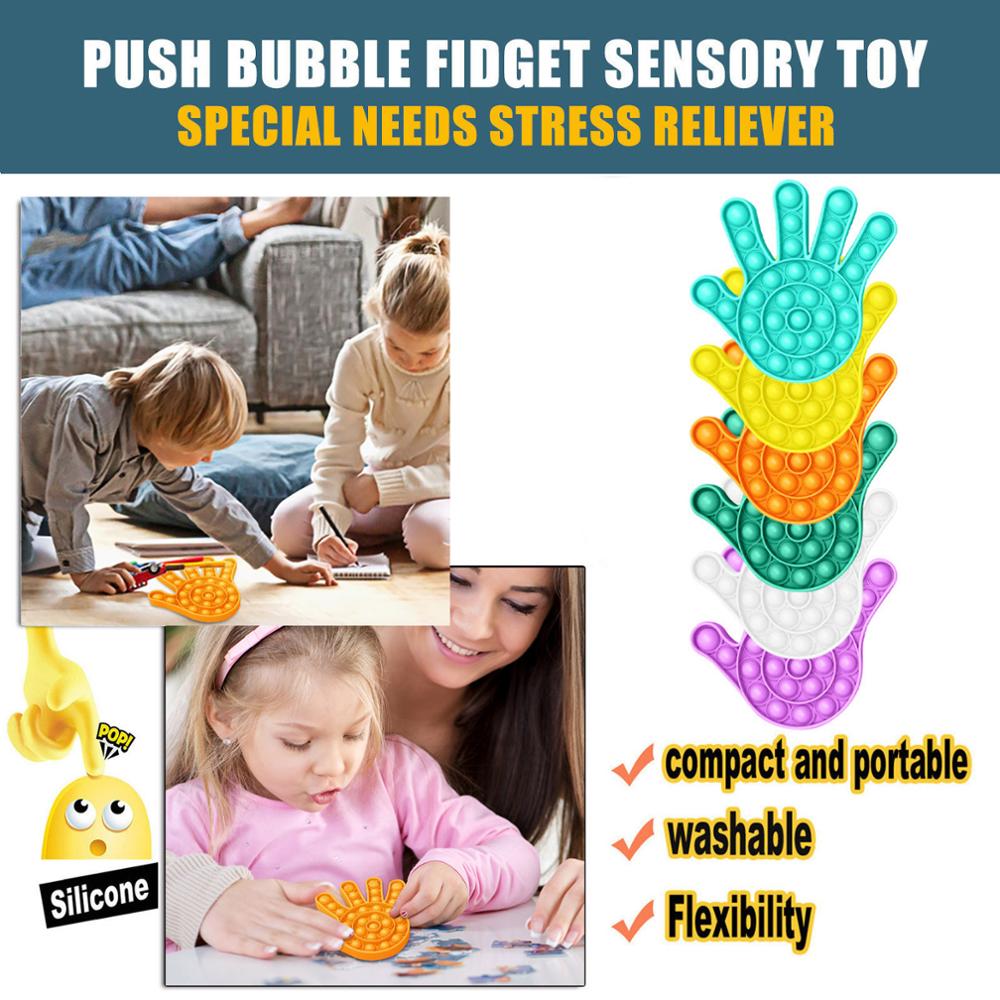 Push Pop Fidget Toy for Portable Sensory Stress Relief